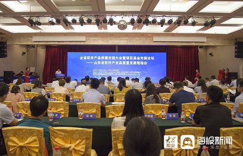 東營舉辦全省軟件產品供需對接大會暨項目基金對接論壇